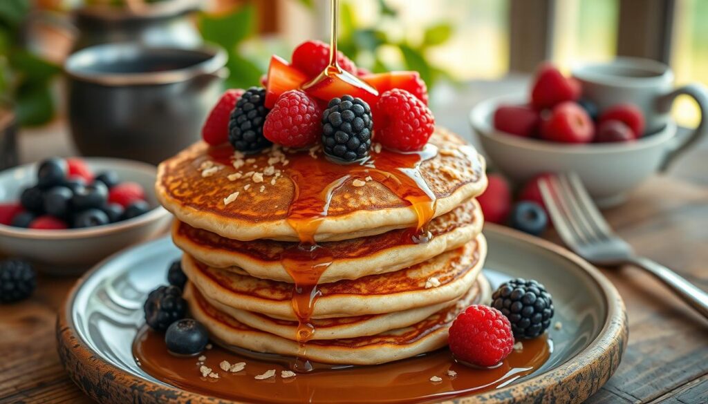 Pancakes à l'avoine : une option plus saine et tout aussi délicieuse