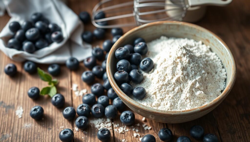 Pancakes aux myrtilles : une touche fruitée et acidulée