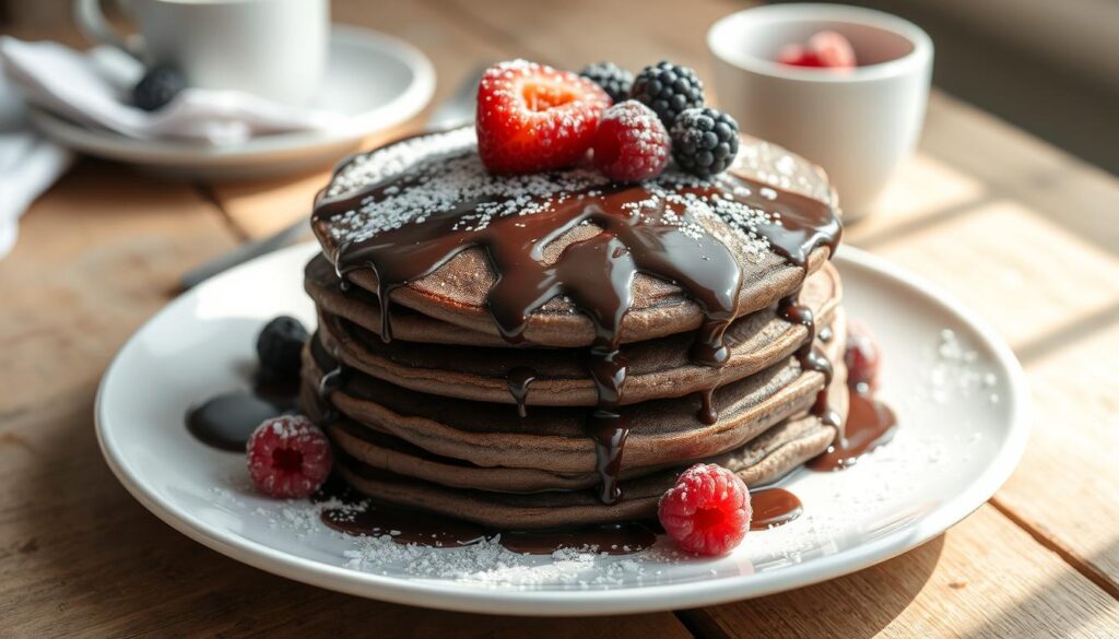 Pancakes au chocolat