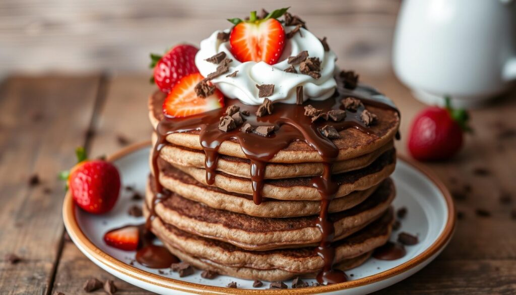 Pancakes au chocolat